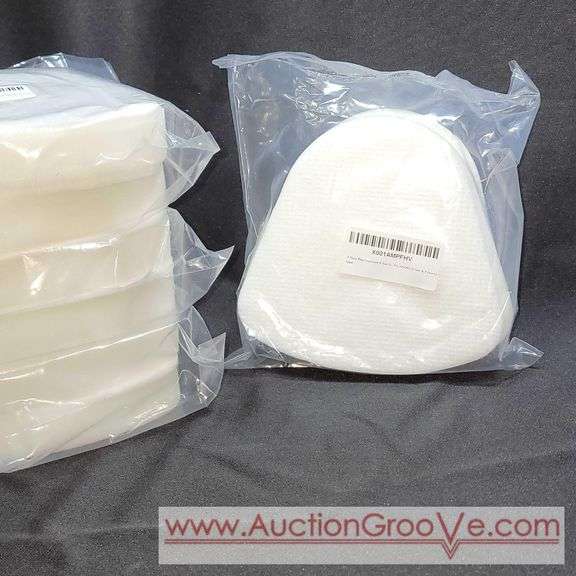 8 new unopened filters for a vacuum cleaner. 6.5 x 6.5 x 1. 2 felt and 2 foam each package. Number on package is X001AMPFHV. T4