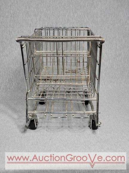 Let's Go Shopping! Miniature Shoping Cart. 12 x 7 x 11. B1