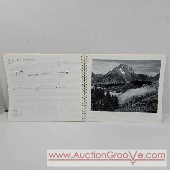 Ansel Adam's 1999 calendar and 3 cards. A