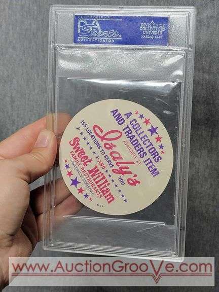 Mike Schmidt. Graded GEM MT 10. Sweet Williams Disk Collectors Card. A2