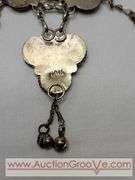 Vintage Bib Necklace. Marked India.  MB