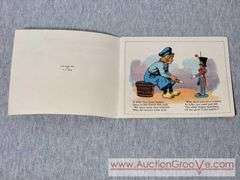 RARE example of an unused coloring book promoting the use of lead paint to children with the often missing brochure about Dutch Boy Lead Paint for their parents. A1