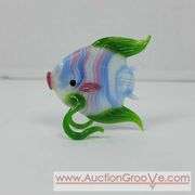 Molded Glass Fish. 2.5 x 2. A