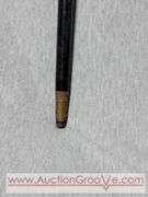Golden Handle Cane inscribed, "Presented to E. Stanley Employee of National Bag Co. 33". A2