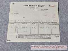October 29 1929. 3 Stock Purchases from the day the Stock Market Crashed plus other Stock purchases. Sinclair Oil, Studebaker, General Electric, Mack Truck, Canada Dry and More. A1