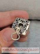 SARDA Sterling Silver Earrings. Matches Lot 67. 12.3g. JB