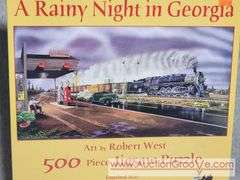 A Rainy Night in Georgia. Art by Robert West. 500 Piece Puzzle. Unopened. B3