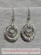 SARDA Sterling Silver Earrings. 8.5g. JB
