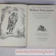 The Complete Works Of Shakespeare. A