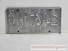 1979 Michigan License Plates. Great Lake State. A4