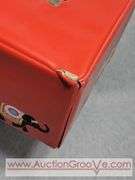 TWO Vintage SPP Vinyl Circus Fun Lunch Boxes. Rare Hard to Find.  8.5 x 6 x 5 and 5 x 4 x 3.5. A2