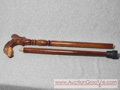 37" Horse Head Walking Cane. A2