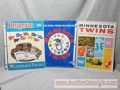 Minnesota Twins Official Programs. 1966, 67, 79, 73, 75, 74, 76 and 1972. A1