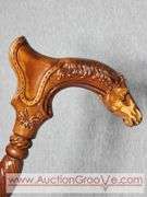 37" Horse Head Walking Cane. A2