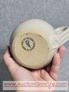 Red Wing Stoneware Pitcher. Ripplin River Daze. Millennium Edition 2002. 5 x 4. B1