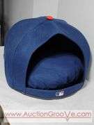 Minnesota Twins Baseball Nap Cap "Hat" Dog / Cat Bed. Has removable bed inside of hat. 25" x 18" x 15". Machine Washable. Appears unused although it does have some fur on it. A4