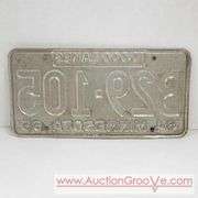 1964 - 1965 Minnesota 10,000 Lakes License Plate. A