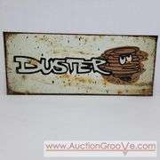 Duster Metal Sign. 17 x 7. Modern replica. A