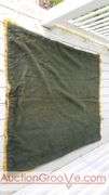 Antique horse sleigh lap blanket made from horse hide and wool. Manufactured by Mason City Furriers Kobe and Tanning Co. Lap blanket 66x55. Keep warm on the sleigh or use as home decor. Has a few "bal