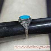 Sterling Silver and Turquoise Ring. Size 5. T5