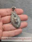 SARDA Sterling Silver Pendant. 11.4g. JB