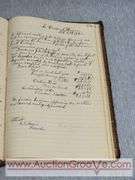Antique 1858-1920 Justices' Dockets for the Township of La Crescent Minnesota. B2