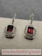 SARDA Sterling Silver Purple Mystic Quartz Pendant and Earrings. Matches Lot 234. Total 26.3g. JB