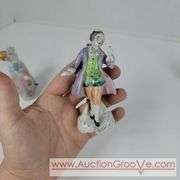 Colonial figurines made in Japan. 4" tall. A
