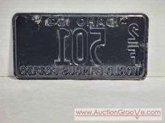 1953 Idaho License Plate. World Famous Potato. A4