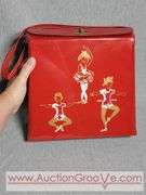 Vinyl Ballerina Lunch Box. Rare, Hard to Find. 10 x 4 x 10. A3