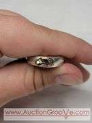 Sterling Silver and 14K Gold Eagle Ring. Size 8 3/4. A3