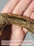 Golden Handle Cane inscribed, "Presented to E. Stanley Employee of National Bag Co. 33". A2