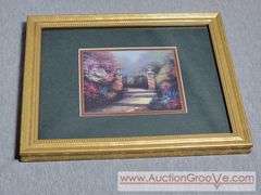 Three Matted and Framed Pieces. 2 matching frames are11 x 9.5 and the other is 12 x 10. A4