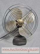Antique Manning Bowman Metal Fan. Works! 12 x 14. B2