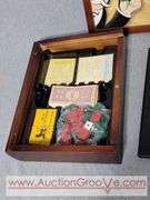 Monopoly. Wooden Box Vintage Game Collection. Parker Brothers. A1