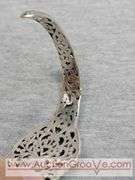 SARDA Sterling Silver Bracelet. Both Sides are bent one side has a small break. 31.4g. JB