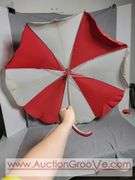 Two Red Umbrellas. A2