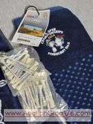 USGA Open Championship 2014. THREE NWT Woven Towels. Plus Three Bags of Extra Long Tees. T4