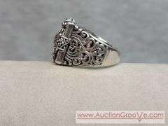 SARDA Sterling Silver Bracelet and Ring Size 9.5. 56g total. JB
