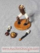 German Wooden Baseball Umpire. He just needs to be strung back together. A2