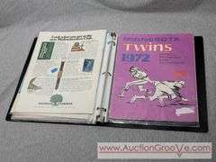 Minnesota Twins Official Programs. 1966, 67, 79, 73, 75, 74, 76 and 1972. A1