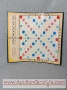 Scrabble. Wooden Box Vintage Game Collection. Parker Brothers. A1