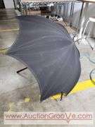 Antique Umbrella. Wooden Handle. A2
