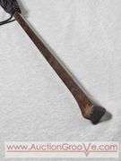 Antique TA Chapman Co. Milwaukee WI Umbrella with Wooden Handle. The tie ripped off. A2