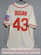 A-A GPBL City if Rockford Peaches. Dugan # 43. Jersey Size Xl. Jersey Nation. NWT. T4
