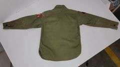 BOY SCOUTS OF AMERICA ~ OFFICIAL SHIRT~ National Counsel ~ Sanforized  with patches. MINNEAPOLIS 106 ~ BE PREPARED ~ B.S.A. ~ BOY SCOUTS OF AMERICA ~ Best guess is size Small. Good condition but zoom 