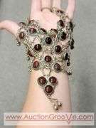 Vintage Bib Necklace. Marked India.  MB
