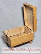 Gold Bond Shine Chest. Shoe Shine Box with Brushes. B2