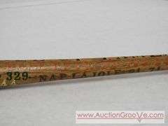 Antique high quality hand printed Baseball Hall of Fame bat Player names. 30". A2
