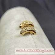 Gold Tone Earrings. T5